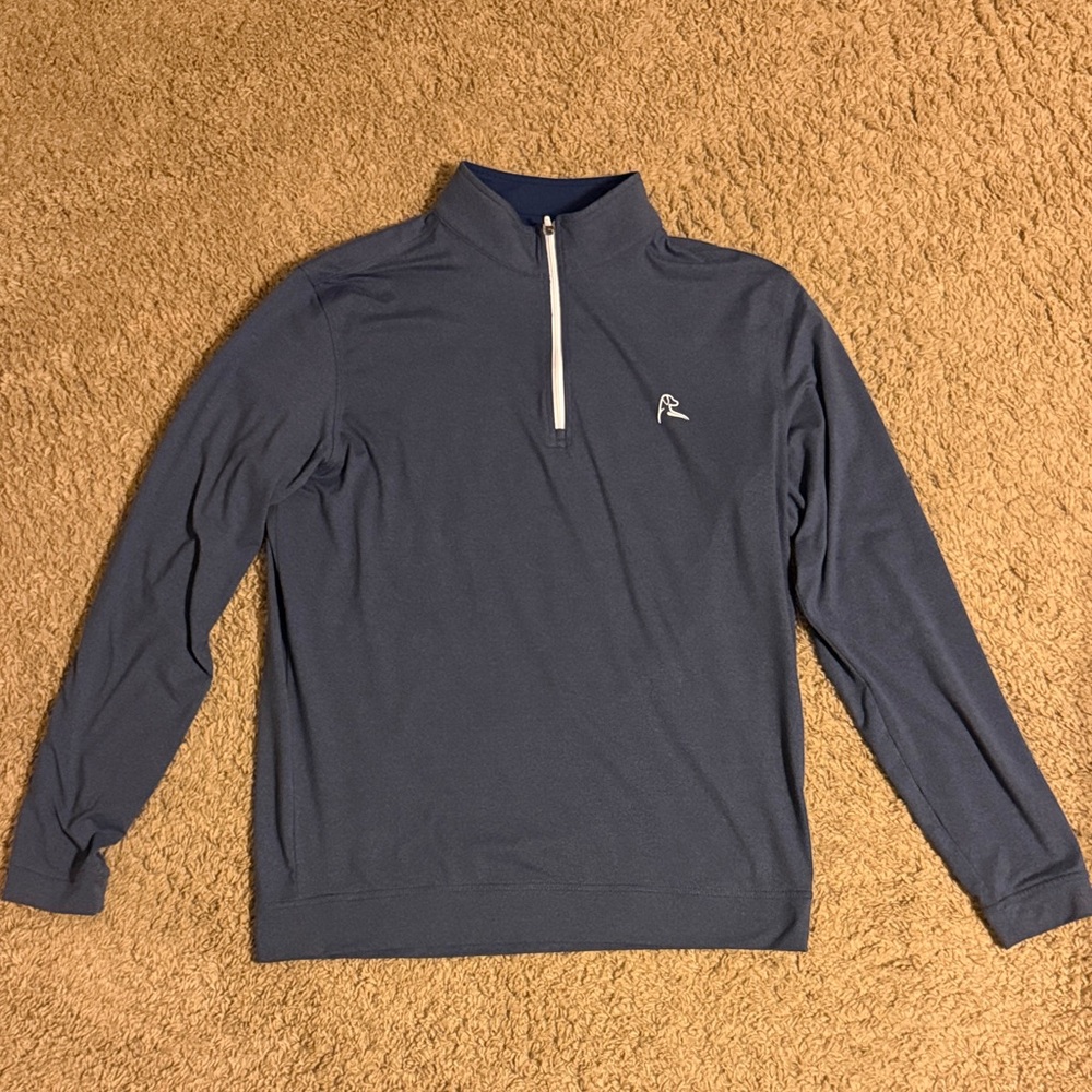 Rhoback Blue Quarter-Zip Pullover